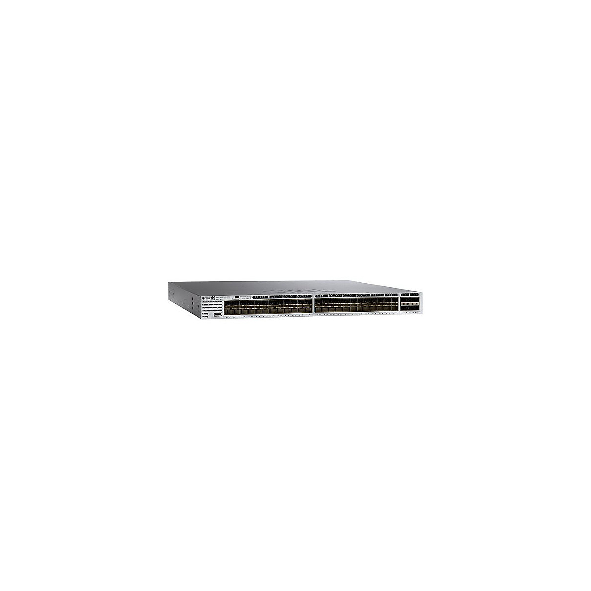 قیمت و خرید سوییچ شبکه 48 پورت +SFP با 4 پورت +QSFP سیسکو مدل C3850-48XS-E | نت ران